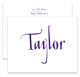 Felice Folded Note Cards - Raised Ink Image 1 of 3